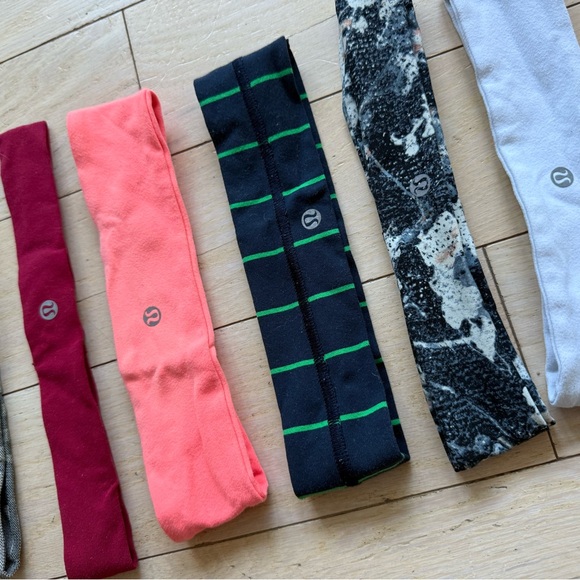 lululemon athletica Hair Accessories Set - Red, Pink, Black, Green, Gray